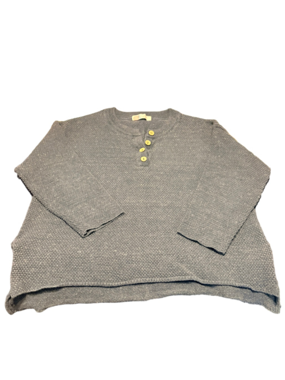 Free People Beach Hailee Sweater Set Size L Navy Blue - Picture 3 of 8